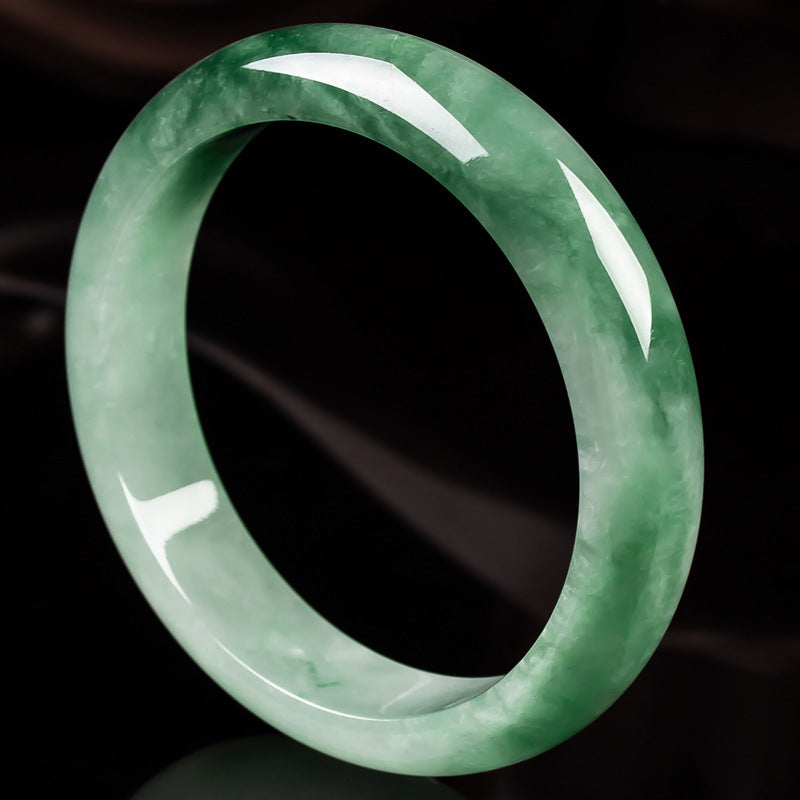 Fortune Lotus natural jadeite jade Bracelet – Bracelet for #tags#