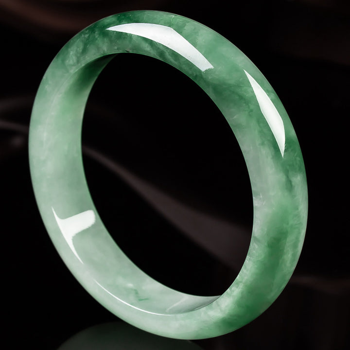 Fortune Lotus natural jadeite jade Bracelet – Bracelet for #tags#