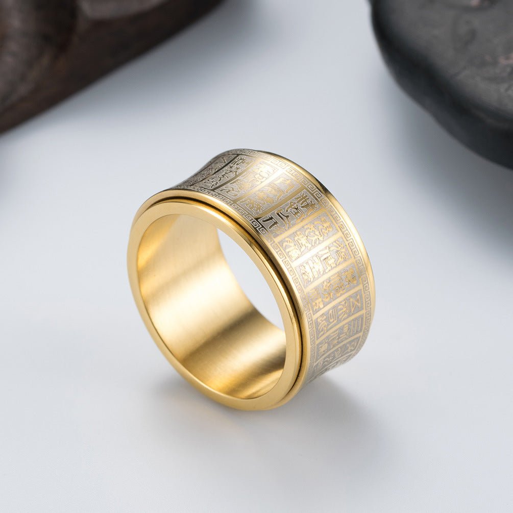 Fortune Lotus Dominant Energy Men’s Ring – Power, Grounding &amp; Inner Confidence – Rings for tags