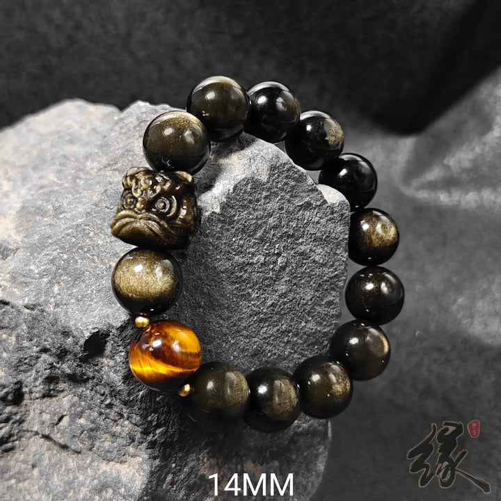 Fortune Lotus Women's Retro Easy Matching Natural Silver Stone Bracelet – Bracelet for tags